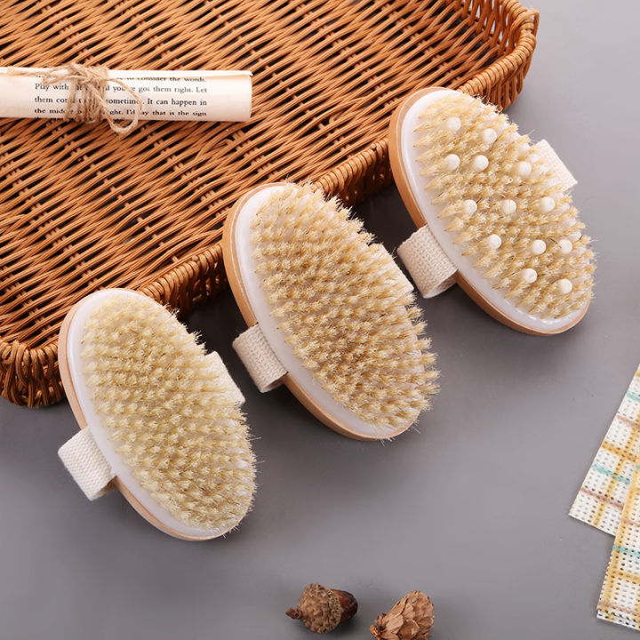 Handheld%20portable%20shower%20brush%20Natural%20Wooden%20Wet%20Dry%20Skin%20Body%20Bristle%20Brush%20Soft%20SPA%20Brush%20Bath%20Massager%20-%20Image%202
