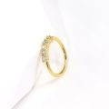 Single-row miniature zircon ultra-sparkle fine drill exquisite with drill opening ring nose stud nose pierced nose ring Earrings.