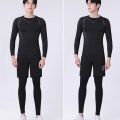 Men's T-shirt Men Running Sport T Shirt Men Compression Fitness Tops Tee Quick DryTight Training Gym Sport Running Shirts Jersey.
