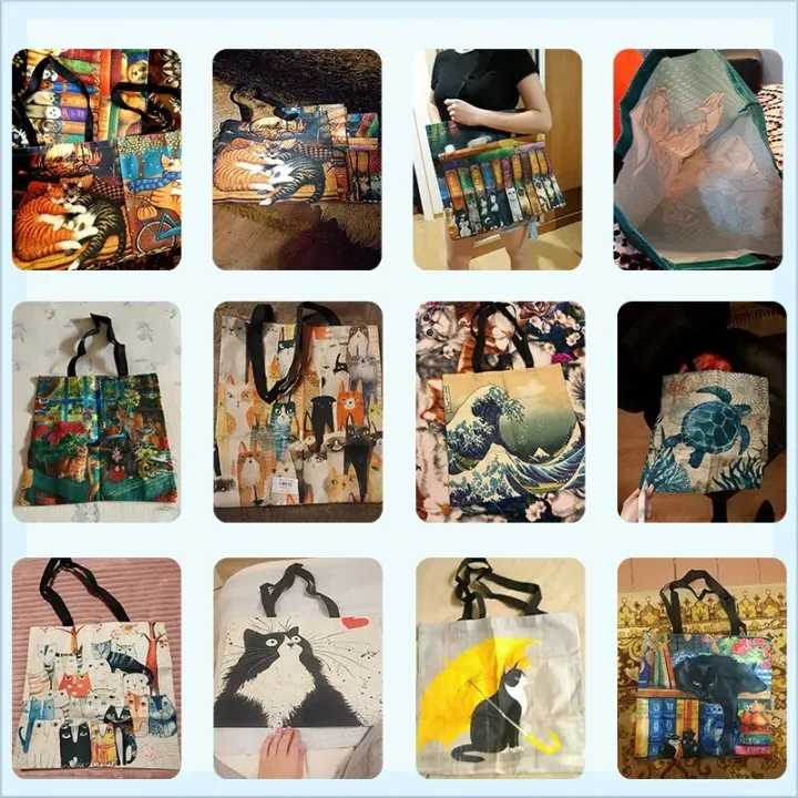 Bookshelf%20Black%20Cat%20Canvas%20Tote%20Bag,%20Large%20Capacity%20Shoulder%20Bag%20For%20Travel%20&%20Work,%20Multi-Purpose%20Reusable%20Grocery%20Shopping%20Bag%20-%20Image%203