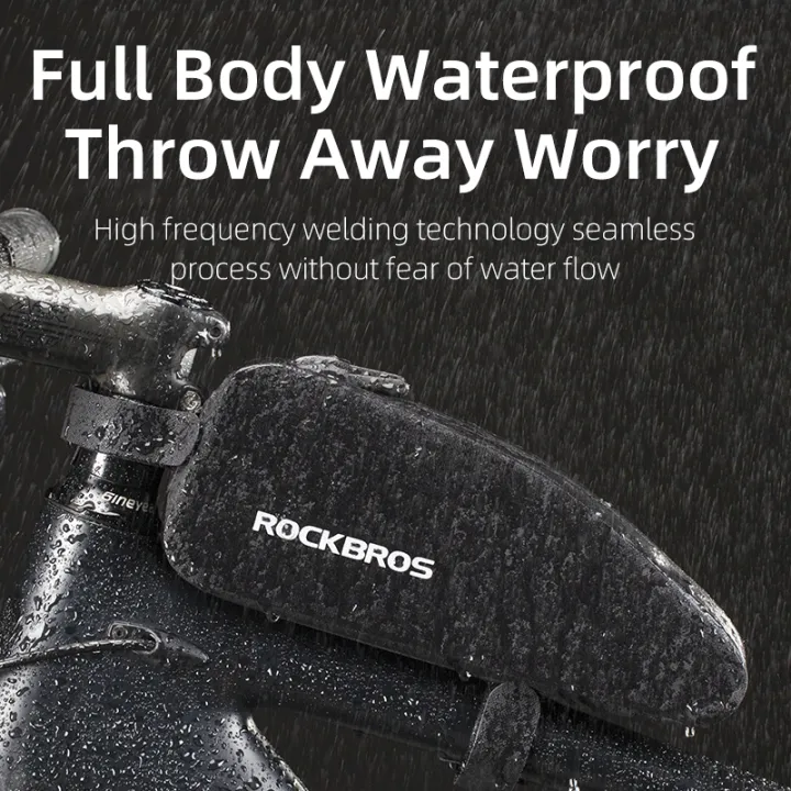 ROCKBROS%20Bicycle%20Bag%20Rainproof%20Top%20Tube%20Bag%201L%201.6L%20Big%20Capacity%20Nylon%20Ultralight%20Portable%20Doube%20Zipper%20Front%20Pocket%20Bike%20Bag%20-%20Image%202