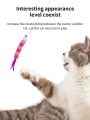 1 PCs New Elastic String Imitated Furs Bug Funny Cat Stick Suitable for Cats.