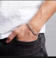 Men Bracelet/Stainless steel Bracelet/Best Bracelet/Top Bracelet/Shiny silver Bracelet/Special Bracelet/Bracelet for men/Bracelet for boys. 