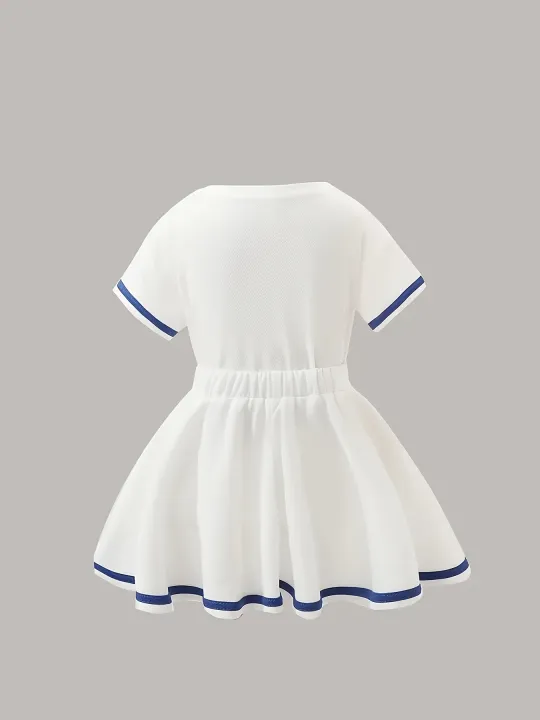 Summer%20girls'%20sporty%20style%20two-piece%20set%20with%20heart%20cartoon%20pattern%20print,%20pleated%20short%20skirt%20and%20short-sleeved%20T-shirt%20-%20Image%202