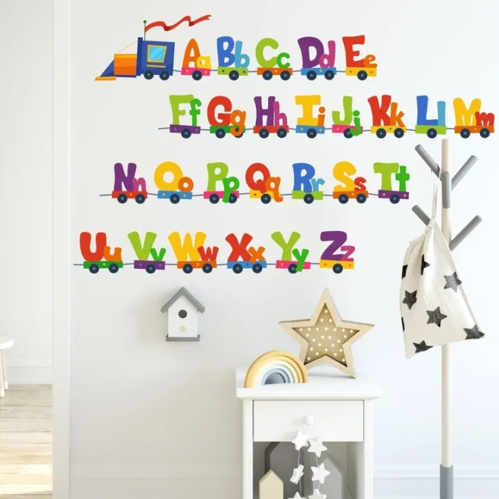Cartoon%20Car%20Train%2026%20Letters%20Alphabet%20Wall%20Stickers%20for%20Kids%20Rooms%20Home%20Decor%20Children%20Wall%20Sticker%20Room%20Decoration%20Accessories%20-%20Image%203