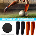 Leg Sleeves Shin Guards Shockproof Honeycomb Support Sock Shin Protector Soccer Gear Soccer Shields Sports Legging Sleeves.