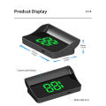 Digtial Car GPS Speedometer KMH LCD Windshield Projector Big Fonts Speed Gauge With White/Green Light Car Electronic Accessories. 