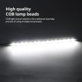 2pcs Universal Waterproof Trunk Engine Hood Foot Lights DIY Car Motorcycle Ambient Lighting Styling Led Day Light Strip 12V. 