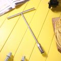 Deli T Handle Wrench Tool CRV Steel T Type Wrench 6 Point Long Hex Key Wrench Car Repair Tools 16mm 17mm 19mm. 
