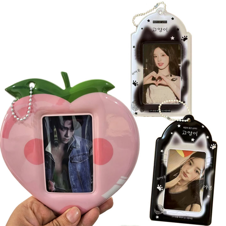 Ins%20Style%20%20Star%20Card%20Protection%20Cover%20Keychain%20Pendant%203inch%20Idol%20Photo%20Card%20Holder%20Bus%20Card%20Case%20-%20Image%206