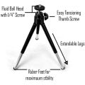 Mini Tripod with Smartphone Holder - Compatible with All iPhone & Android Smartphones. 