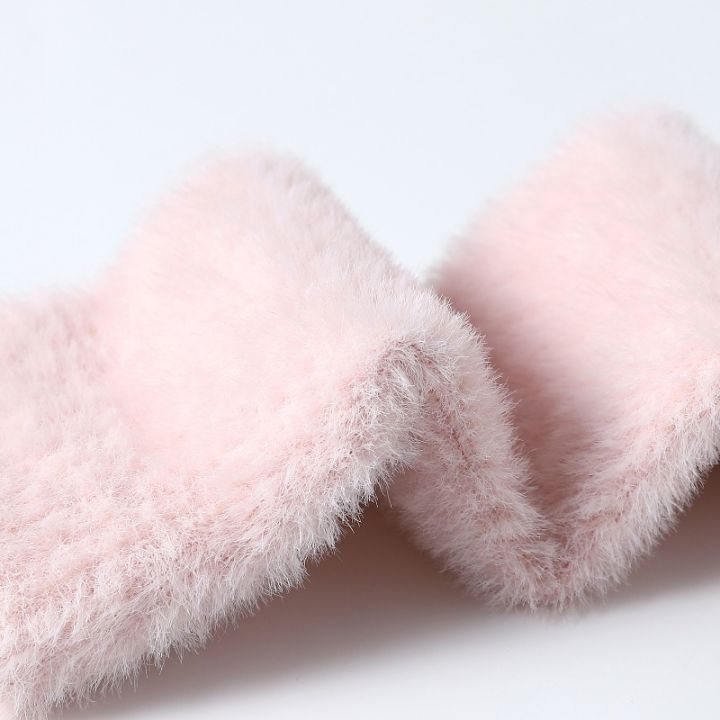 Pink%20Fingerless%20Gloves%20Y2K%20Wrist%20Warmers%20Arm%20Warmers%20Gloves%20for%20Women%20Chic%20Streetwear%20Fall%20Winter%20Mink-Like%20Velvet%20Gloves%20-%20Image%203