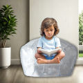 Transparent PVC Inflatable Chair, Blow Up Portable Sofa for Camping Yard Patio, Summer Furniture Outdoor Beach Room for Kids. 