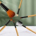 Hot Selling MAANGE 6 Champagne Makeup Brush Set Beauty Cosmetic Tool Express Wish  Gift for Women. 