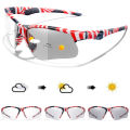 LOISRUBY Style Photochromic Sunglasses Men Women Outdoor Mtb Bicycle Cycling Runnging Eyewear Sports Bike Windproof Goggles.
