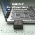 Hagibis 2230 M.2 NVMe SSD Enclosure with Cooling Fan USB 3.2 Gen 2 to NVMe PCI-E M.2 SSD Case for Laptop iPhone 16 Pro 15 iPad.