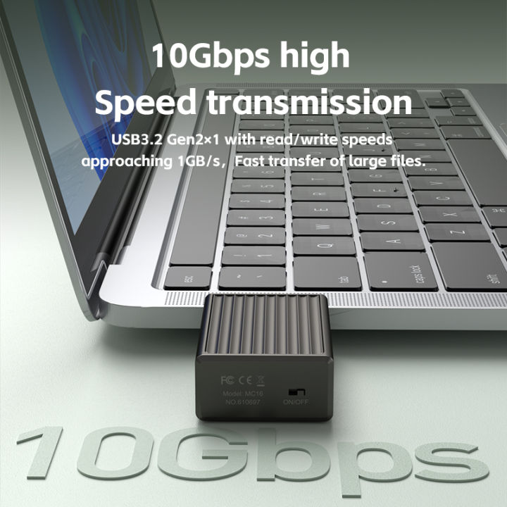 Hagibis%202230%20M.2%20NVMe%20SSD%20Enclosure%20with%20Cooling%20Fan%20USB%203.2%20Gen%202%20to%20NVMe%20PCI-E%20M.2%20SSD%20Case%20for%20Laptop%20iPhone%2016%20Pro%2015%20iPad%20-%20Image%202