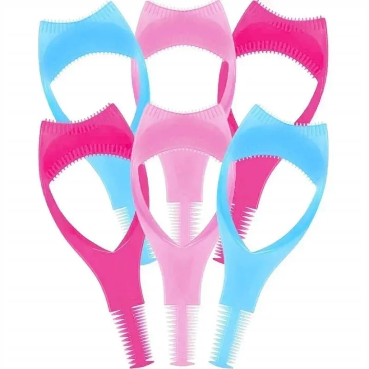 3 in 1 Mascara Shield Guide Guard Curler Eyelash Curling Comb Eyelash Tools Lashes Cosmetics Curve Applicator Comb