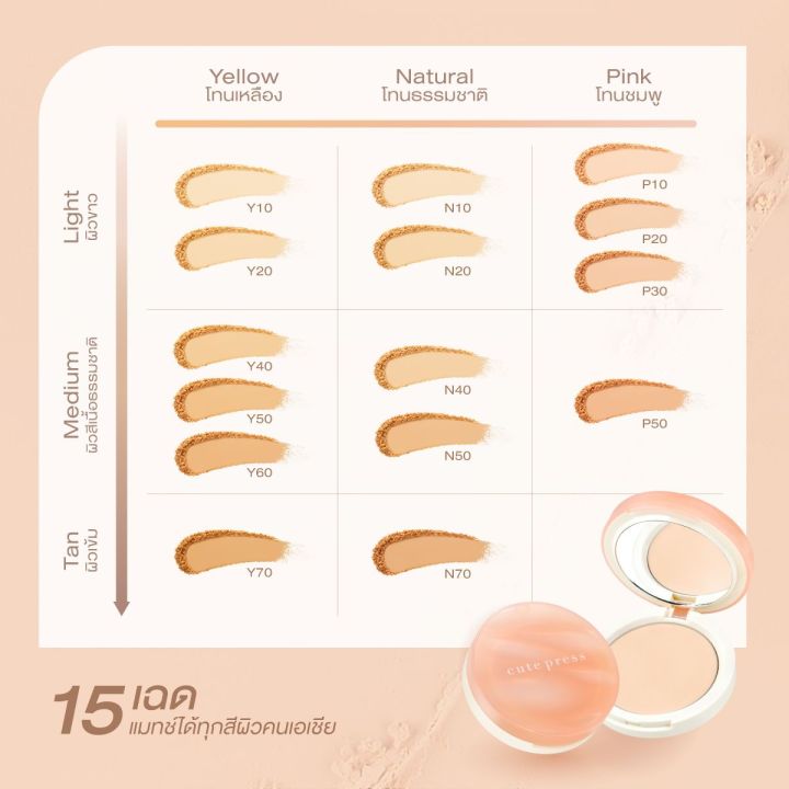 Cute%20press%20Original%20my%20match%20Foundation%20Powder%20SPF%2035%20PA%20+++%20-%20Image%203