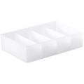 Goody Home Plastic Box Without Lid the Space Divider Can Be Changed in Size. for Storing Stationery or Small Items. 