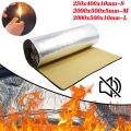 Fireproof Heat and Sound Insulation Mat Acoustic Thermal Mat Soundproof Wall Panels Noise Insulation for Car Deadening. 