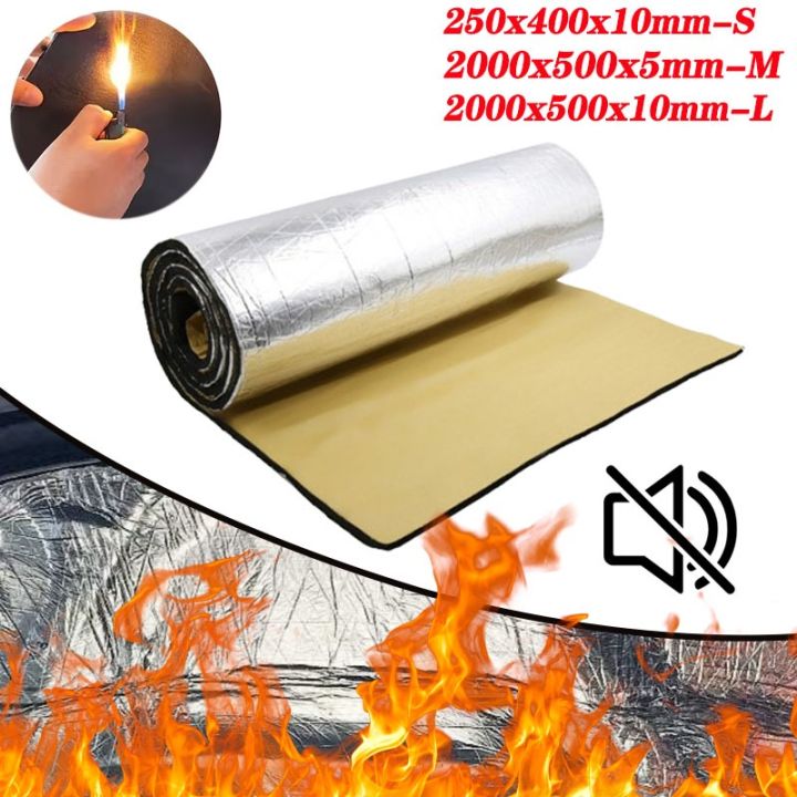 Fireproof Heat and Sound Insulation Mat Acoustic Thermal Mat Soundproof Wall Panels Noise Insulation for Car Deadening