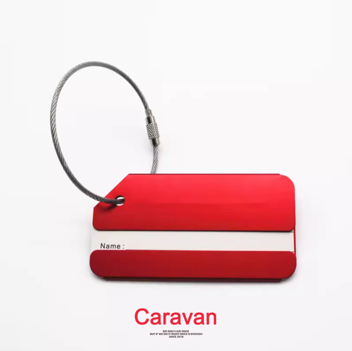 Caravan%20Crew%20Luggage%20Tag,%20Luggage%20Tag%20with%20a%20Minimalist%20Style,%20Good%20Quality%20Steel%20Loop.%20-%20Image%203