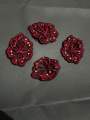 Embroidered flowers for dresses diy dress designing. 