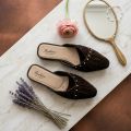 LADY PVC HALF CLOSE SHOES. 