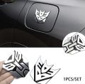 3D Car Stickers Cool Autobots Logo Transformation Badge Emblem Tail Decal Cars Decoration Auto. 