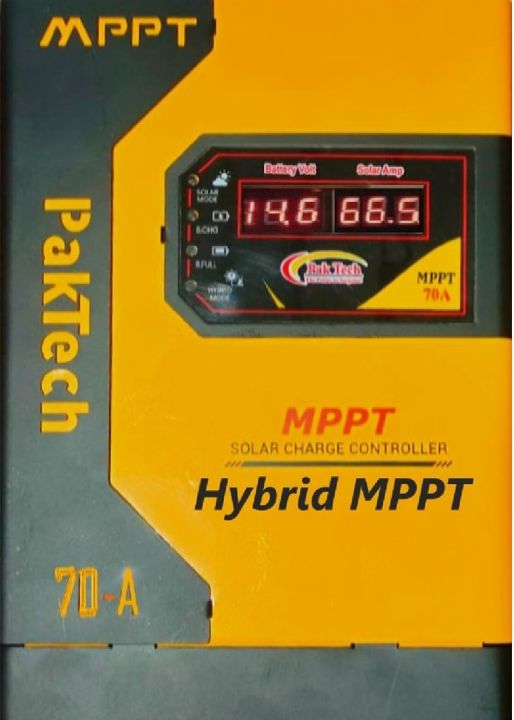 Hybrid Pak tech Mppt solar Charge Controller 70 Ampere. Mppt Charge controller