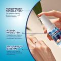 Rapid Hemostasis Wound Spray Instant Scab Formation Waterproof Antibacterial Protective Film Non Irritating Formula for Adults. 