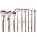 Maange 9Pcs Foundation Makeup Brush Set Cosmetic Powder Highlighter Eyeshadow Blending Beauty Tools Dense Soft Bristle Brushes. 