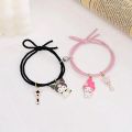 New Cute Cartoon Character Charm Bracelets Set with Star Pendant, Alloy Fashion Jewelry for Unisex. 