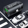 100W USB Car Charger Dual Ports Fast Charging Car Phone Charger For iPhone Samsung Xiaomi Quick Charge 3.0 Type C Charger In Car.