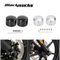 Motorcycle Adjustable Front Axle Nut Bolt Cover Cap for Harley Sportster 883 1200 Dyna VRSCA V Rod 2002-2006 CVO Softail MP-1094.