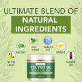 Tea Tree Oil Foot Cream - 72H Moisturizing & Anti-Cracking, Natural Fungal & Odor Control, Fast Absorption for Dry Cracked Heels. 