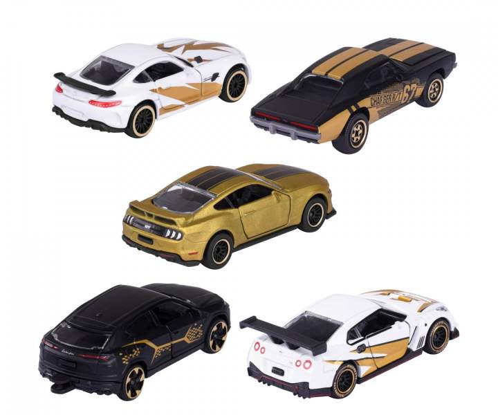 Majorette%20Limited%20Edition%20Licensed%205%20Cars%20Gift%20Pack%20-%20Cars%20with%20suspension%20&%20moving%20parts%20Dodge%20Charger%20Nissan%20GTR%20R35%20Nismo%20Mustang%20GT%20Mercedes%20AMG%20Lamborghini%20Urus%20-%20Image%203