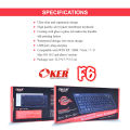 🚀Fast Delivery🚀Oker keyboard F6 F8 mini USB mini keyboard # DM 006 008. 