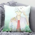 Hotarubi No Morie Animation Pillow Case Square Pillow Bedroom Sofa Leisure Comfort Cushion Car Living Room Home Decoration 40X40. 