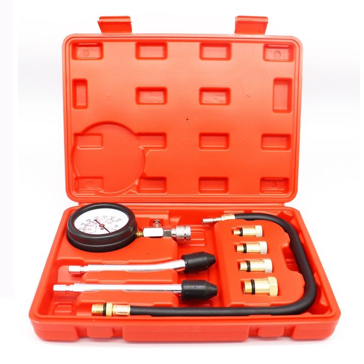 DAYUAN 9-delig Compressietesterset compressietester motor compressie