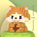 DIY Cute Animals Lion Corgi Dolphin Hamster Rabbit Dog Cats Fish Tanks Building Blocks Kit Girl Bricks Model Kids Toy Children. 