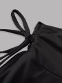 2025 New Solid Color Skirt Women Summer Fashion Outdoor Versatile High Waist Slim Fit Elastic Waist Short Skirt Goods In Stock. 