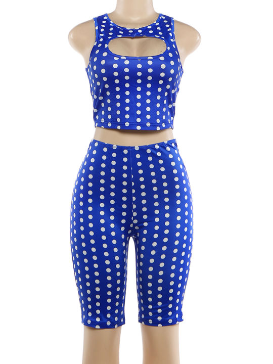 Kliou%20Polka%20Dot%20Print%202%20Piece%20Set%20Woman%20o-Neck%20Hollwo%20Design%20Crop%20Tops+Skinny%20Peach%20Hip%20Shorts%20Hot%20Girls%20%20Fashion%20Outfits%20-%20Image%205