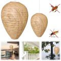 1-5PCS Hanging Wasp Nest Decoy Outdoor Waterproof Fake Wasp Nest Decoy Nest Decoy Hornets Plastic Insects Paper Drive Beehive. 