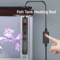Quartz Glass Aquarium Submersible Heater Adjustable Temperature LCD Display Heating Rod Non- Glass 50w-500w Aquarium Thermostat. 