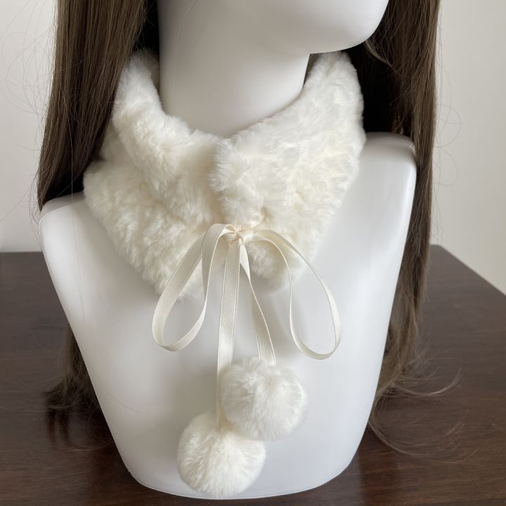 Kawaii%20Japanese%20Hairball%20Hair%20Collar%20Scarf%20Winter%20Thickened%20Warm%20Cute%20Imitation%20Fur%20Rabbit%20Plush%20Tie%20Rope%20Neckerchief%20Y2k%20Scarf%20-%20Image%207