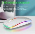 Rechargable Wireless Bluetooth Mouse For Smartphone, Laptop & Computer Black & White Any-1.