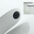 Rethme Bathroom Faucets White Maple Leaf Brass Basin Mixing Faucet Cold Hot Water Waterfall Tap Deck Mounted Sink Mixer Taps. 