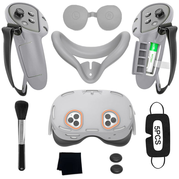 VR%20Accessories%20For%20Oculus/Meta%20Quest%203/3s/2%20Silicone%209%20in%201%20Cover%20Kit,%20Headset%20Shell,%20Face%20Cover,%20Controller%20Grip%20Case%20Idea%20%20-%20Image%206